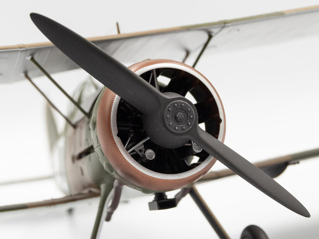 ICM Baby Boys ICM32040 1:32-Gloster Gladiator Mk.I, WWII British Fighter Plastikmodellbausatz, Schwa