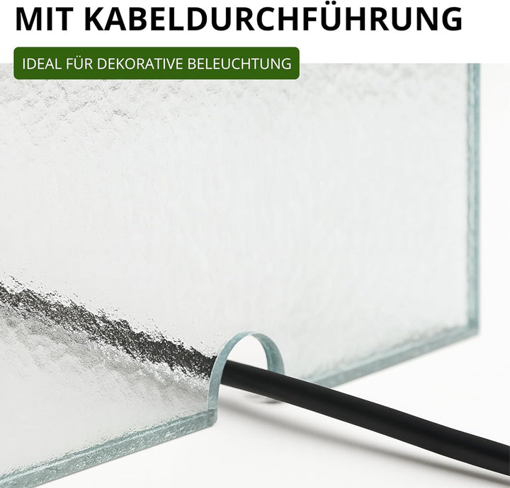 StarK® Iced Acrylglas Dekosäule Premium Blumenständer [belastbar bis 30kg] Blumensäule,Pflanzenständ