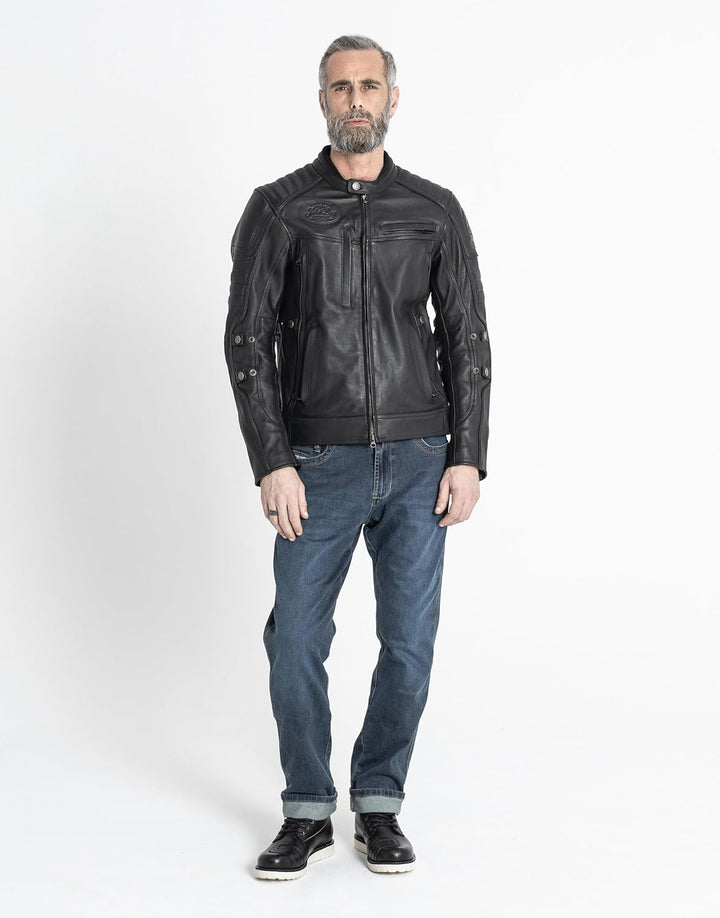 John Doe Taylor Monolayer XTM Motorrad Jeans Stretch Atmungsaktiv mit Protektoren 28W / 34L Indigo,