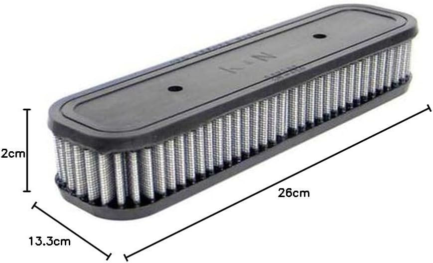 K&N SU-1200 Motorrad K&N Tausch-Luftfilter Rot Rot