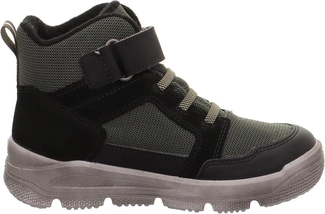 Superfit Jungen Mars Leicht Gefütterte Gore-tex Sneaker 30 EU Weit Schwarz Grün 0010, 30 EU Weit Sch