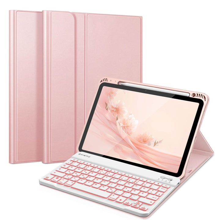 FINTIE Tastatur Hülle für iPad Air 11 Zoll 2024, iPad Air 5/4 Hülle mit Tastatur 2022/2020 10.9" - M