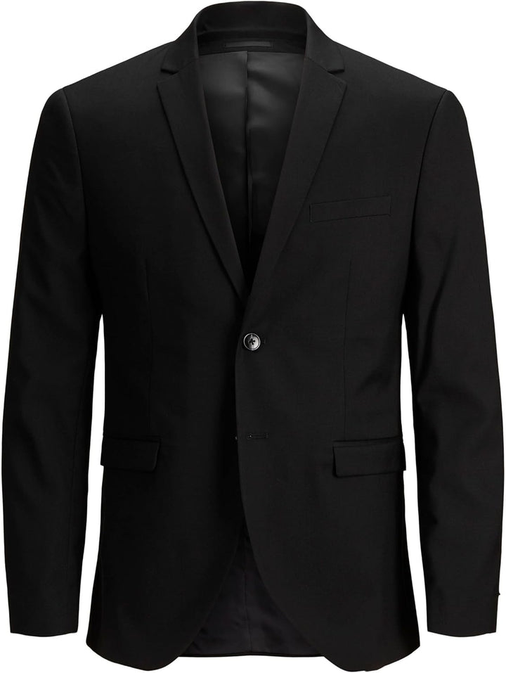 JACK & JONES Male Einreihiger Blazer JPRFRANCO Super Slim Fit Blazer 46 Schwarz, 46 Schwarz