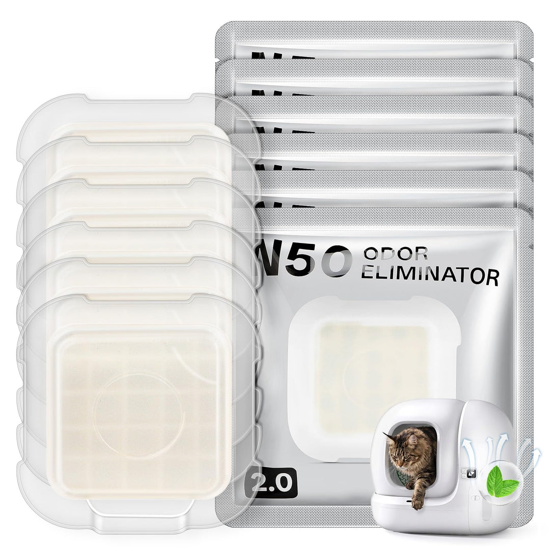 6x N50 2.0 Geruchsvernichter für PETKIT Pura Max/Pura Max 2 / Purobot Max Pro Selbstreinigende Katze