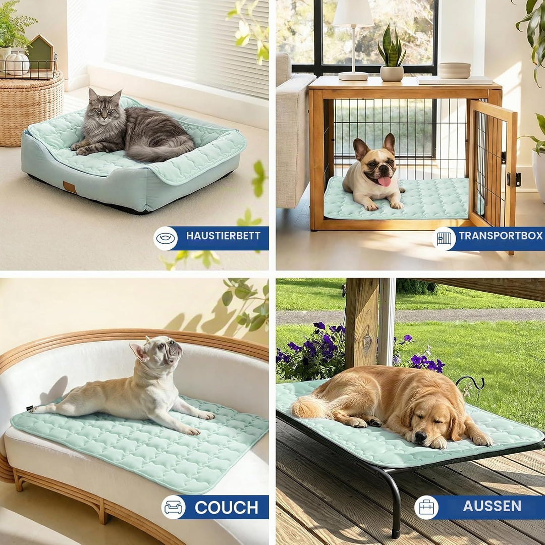 luciphia Kühlmatte Hund für Katze Hunde, Hundematte Sommer Kühlkissen Waschbares Hundebett, Kühldeck