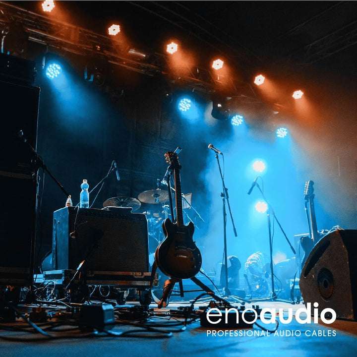 enoaudio Mogami 2524 Instrument Kabel | Neutrik Gold Silent Switch 6,3mm TS winkelklinke - 6,3mm TS