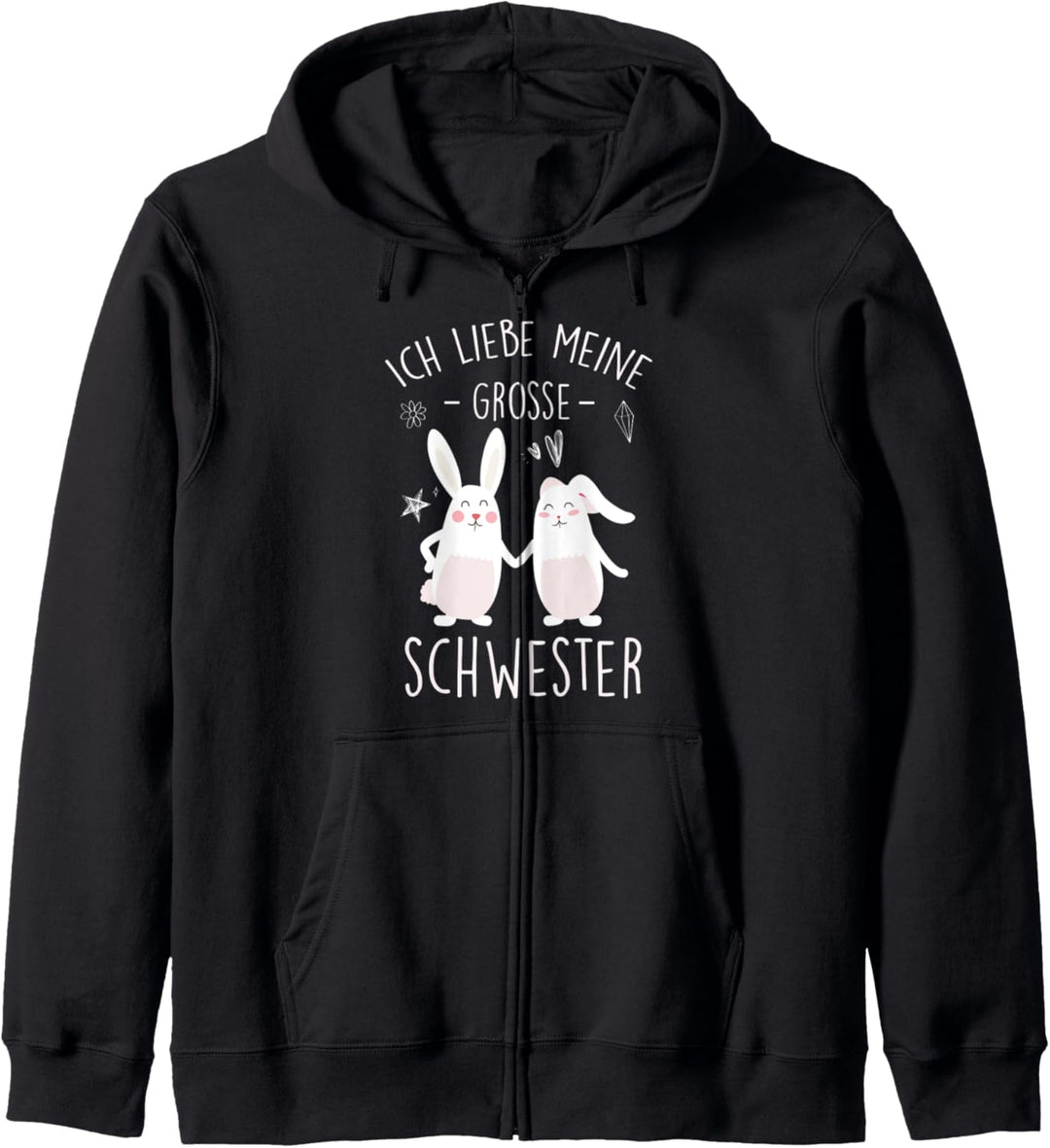 Liebe Meine Grosse Schwester Hase Geschwister Schwesterchen Kapuzenjacke