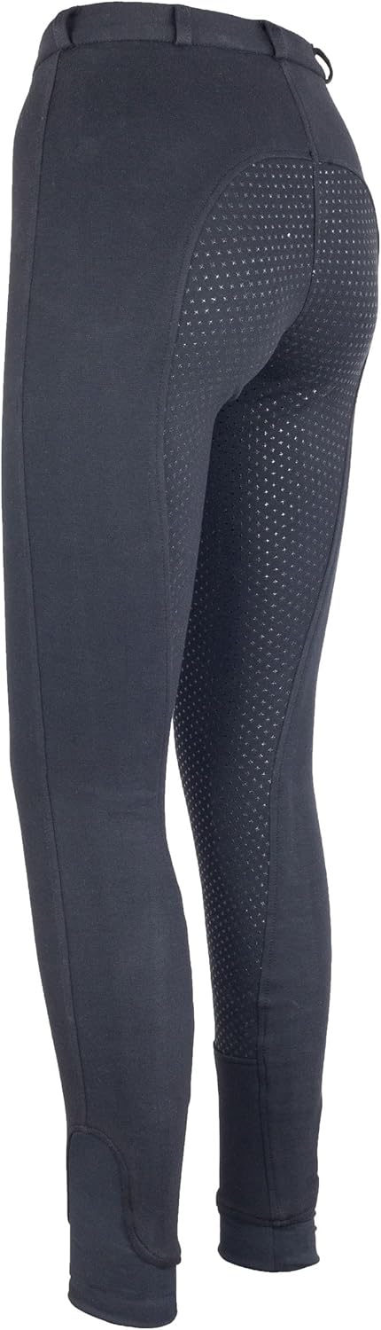 RL24 - Reithose für Damen Flex Basicline | Reiterhose mit Tasche & Silikon-Vollbesatz | elastische &
