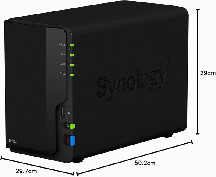 Synology 2-Bay NAS DS223 (Diskless)