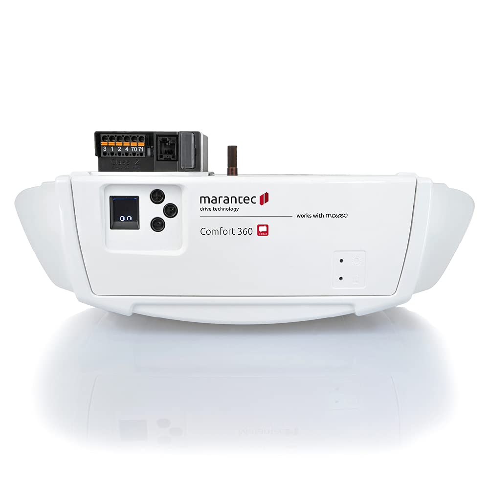 Marantec Comfort 360 Garagentorantrieb, Set inkl. 2 Handsender, elektrischer Torantrieb für Garagent
