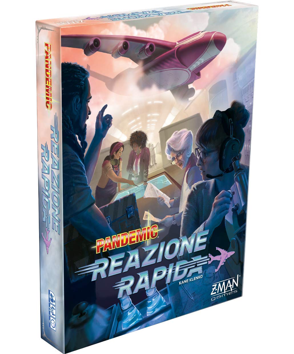 Asmodee - Pandemic: Schnelle Reaktion, Brettspiel, Italienische Ausgabe, 8396, Pandemic: schnelle Re