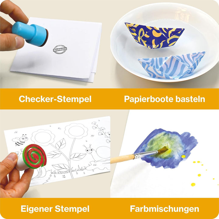 FRANZIS 67198 - CheXperiment Experimentierbox: 35 Experimente mit Checker Tobi. Ab 6 Jahren