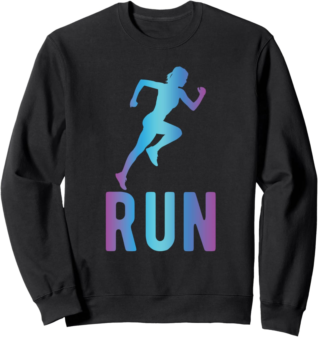 Running Girl for girls runners Gift Sweatshirt