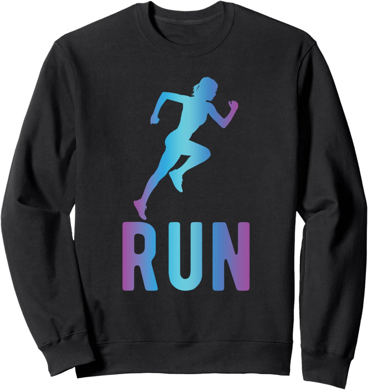 Running Girl for girls runners Gift Sweatshirt