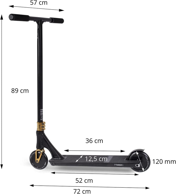 Freestyle Movino Kraken Tretroller | Pro Street Stunt Scooter | IHC | ABEC 9 Kugellager | Tretroller