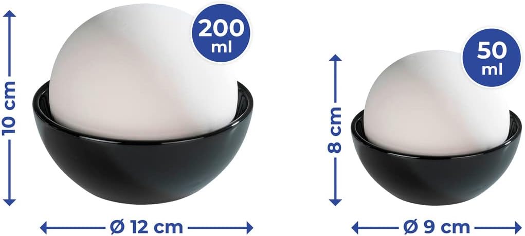 Maximex Luftbefeuchter Rondo 2er Set, dekorativ und dezent, zur Befeuchtung trockener Räume, Wohlbef