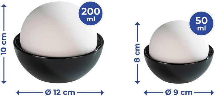 Maximex Luftbefeuchter Rondo 2er Set, dekorativ und dezent, zur Befeuchtung trockener Räume, Wohlbef
