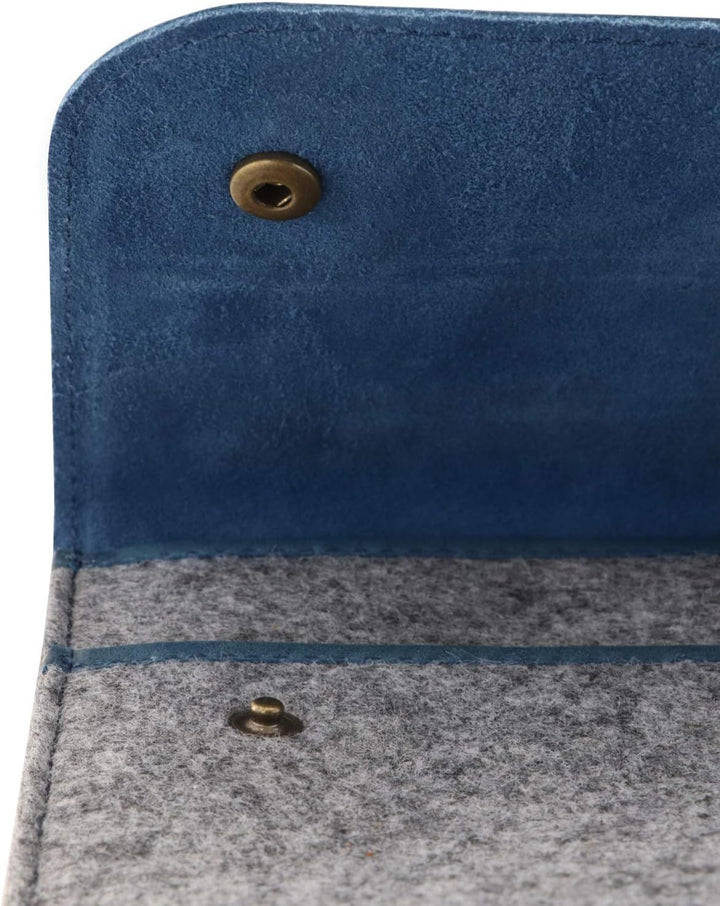 MegaGear MacBook-Tasche aus echtem Leder und Fleece, Laptop-Hülle für MacBook Pro und MacBook Air Hü