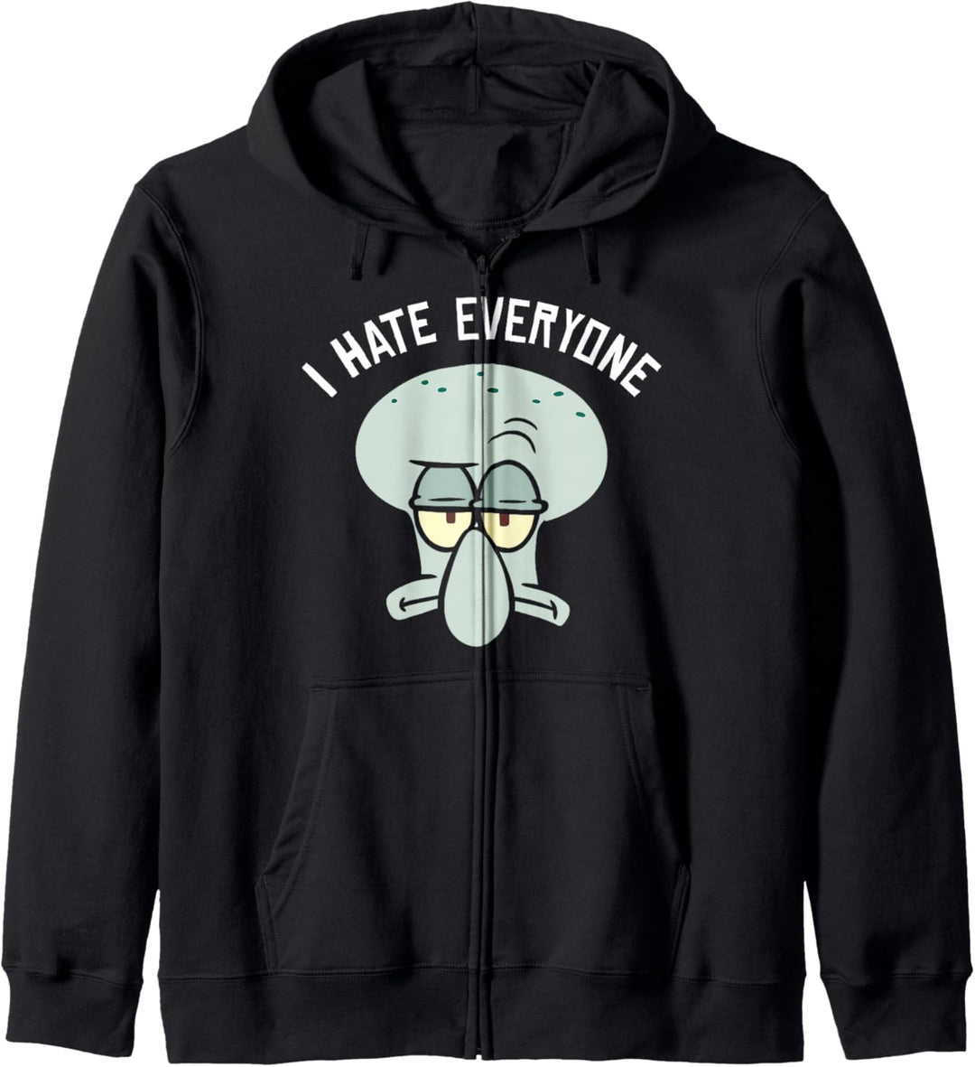 SpongeBob Schwammkopf Thaddäus Ich Hasse Alle Kapuzenjacke