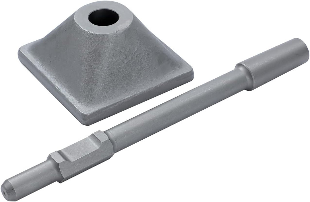 TOPWAY PH65 Presshammer-Bodenstampfer, 9 kg, 1-1/8 Zoll Sechskantstampferschaft und Platte, für Pres