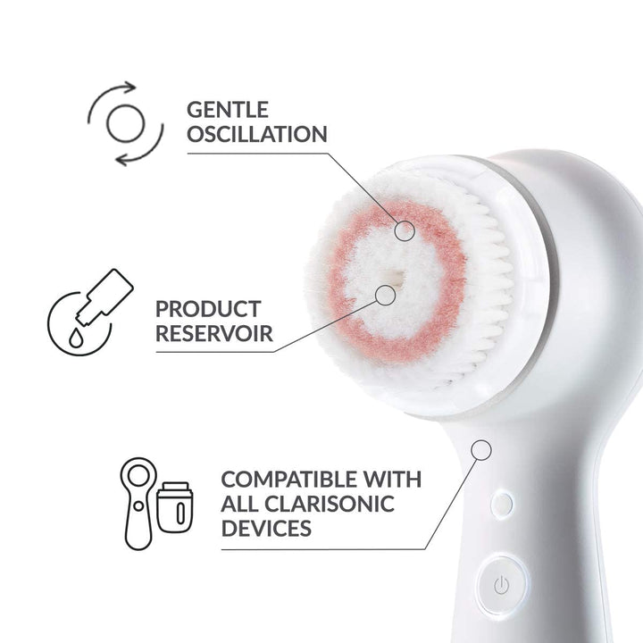 Clarisonic Radiance Gesichtsreinigungsbürstenkopf Ersatz | Kompatibel mit Mia 1, Mia 2, Mia Fit, Alp