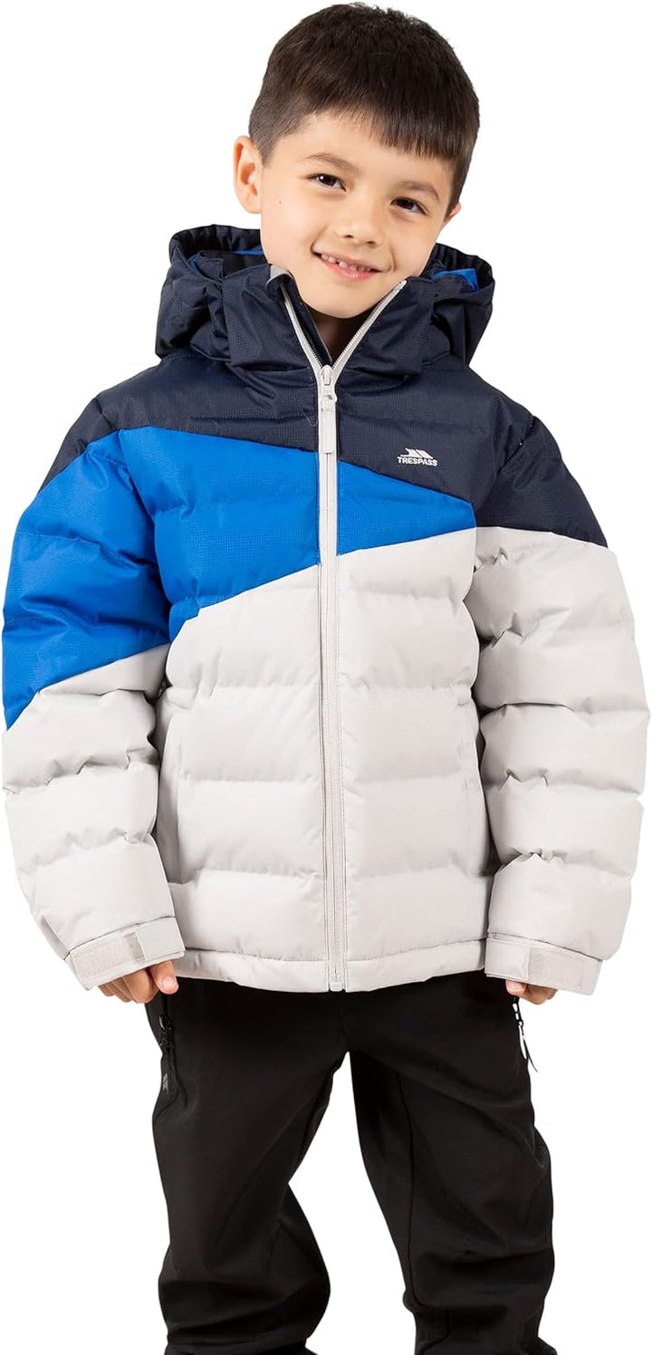 Trespass Boys Layout Waterproof Padded Casual Jacket 98 Hellgrau, 98 Hellgrau