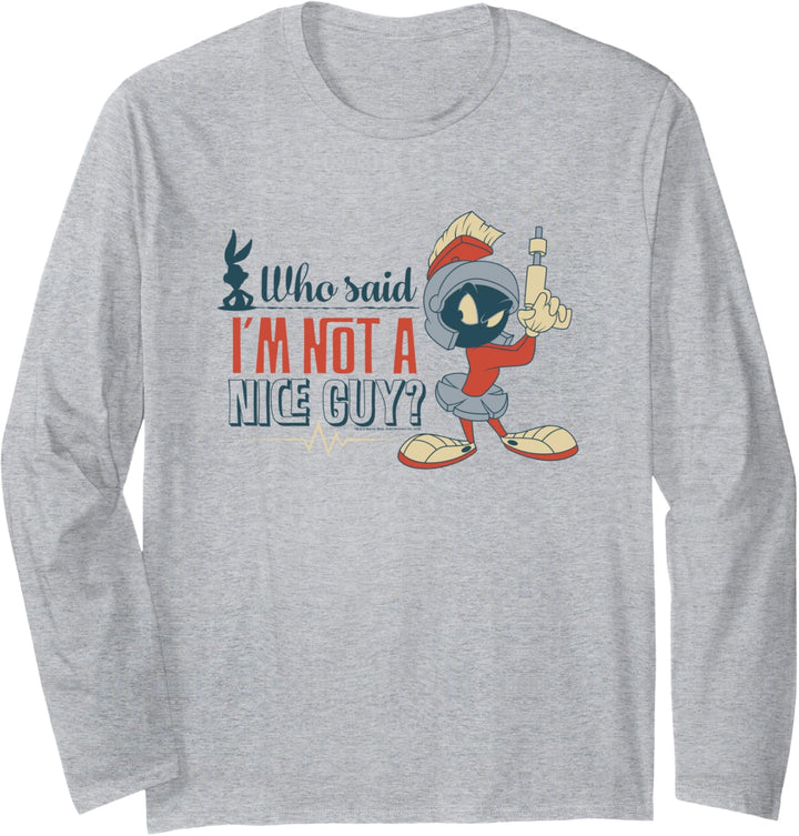 Looney Tunes Marvin the Martian Not a Nice Guy Langarmshirt