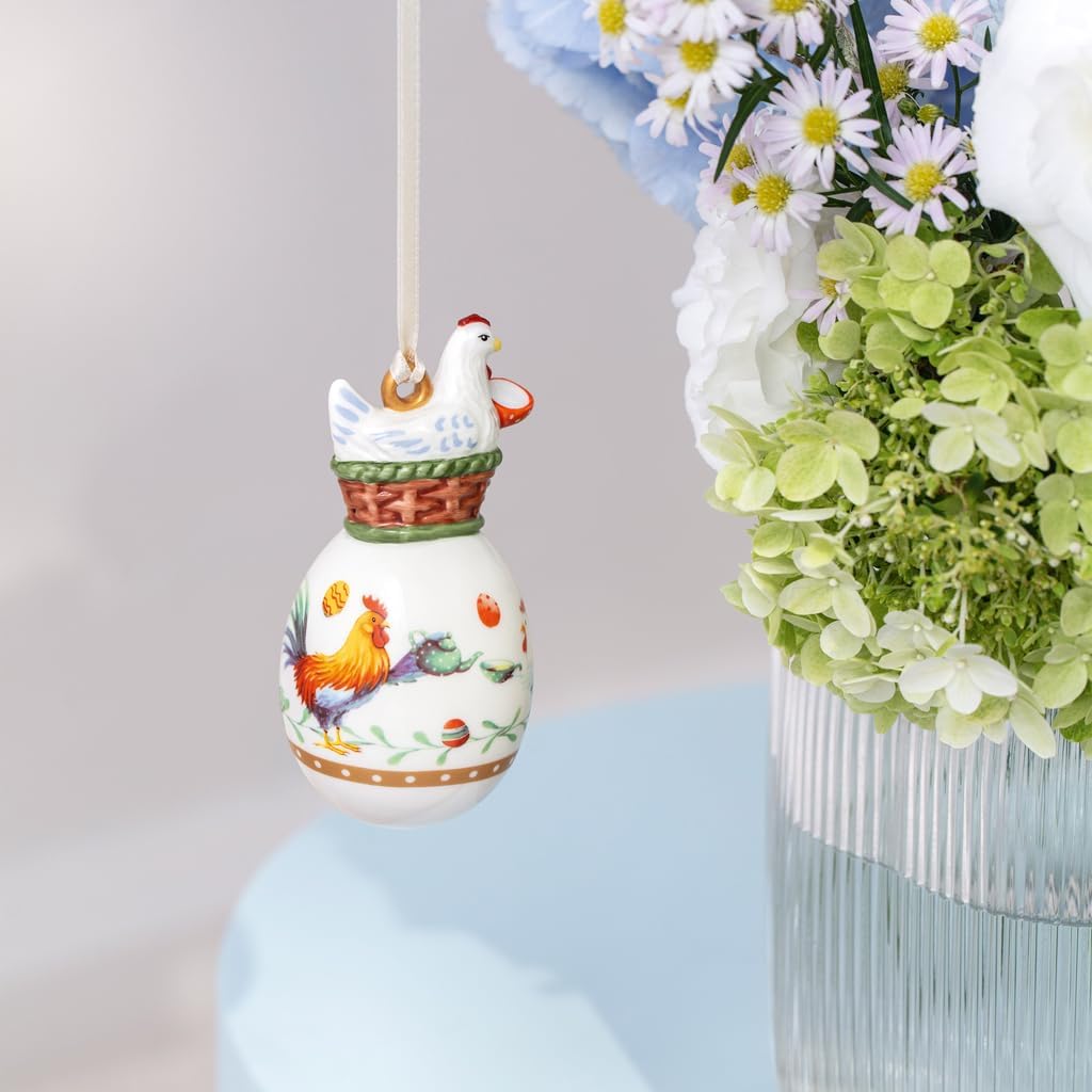 Villeroy & Boch - Annual Easter Edition Jahresei 2026 bunt, Ornament Ostern zum Aufhängen, Ostern De