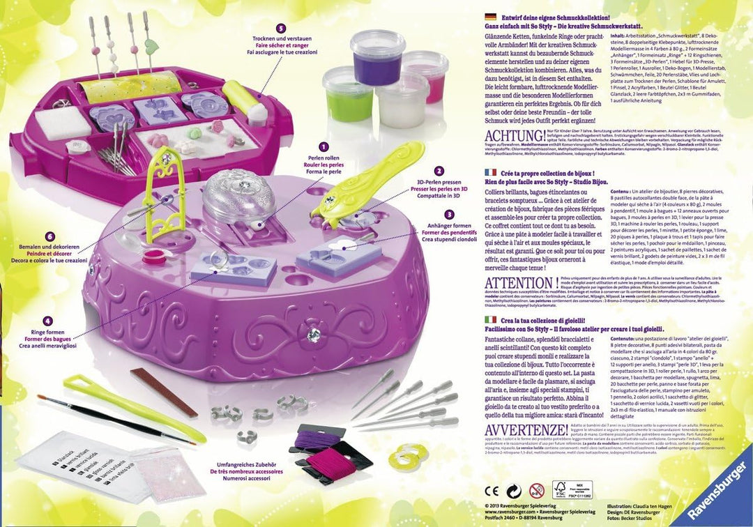 Ravensburger 18609 - So Styly-Schmuckwerkstatt