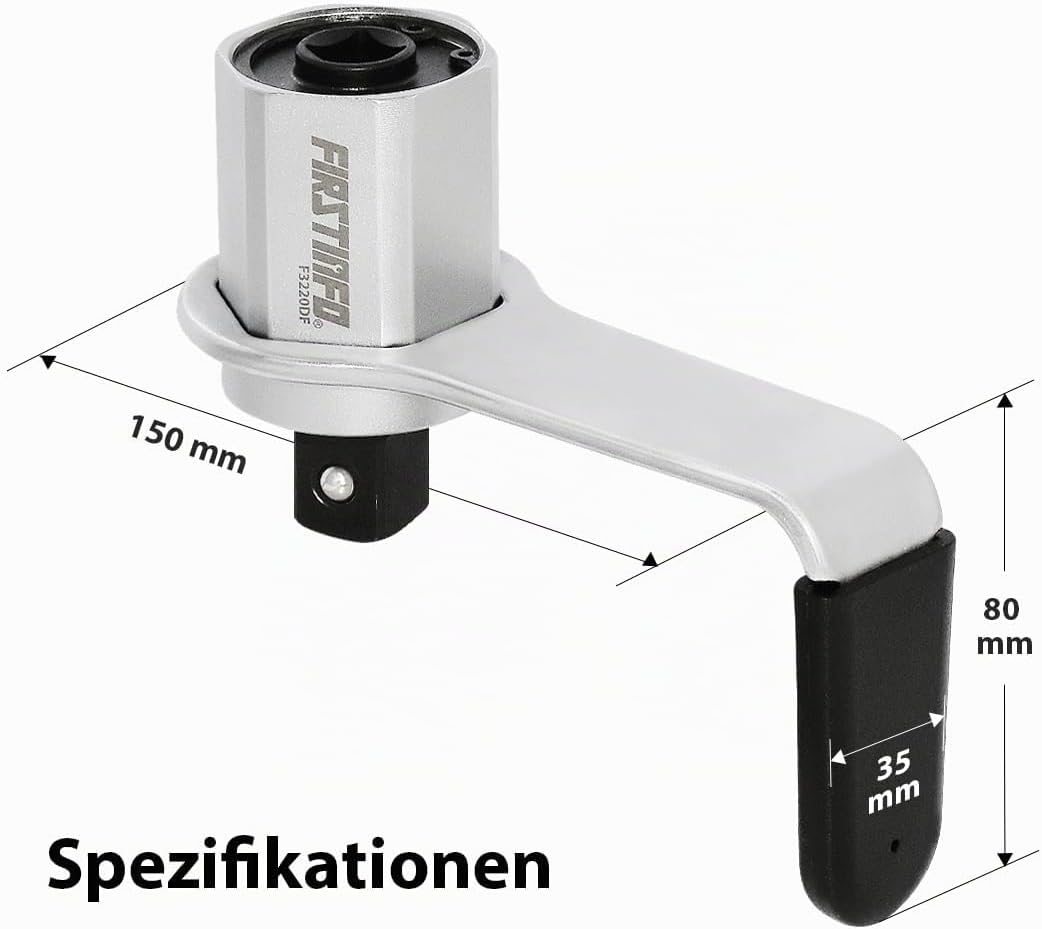 FIRSTINFO F3220DF | 1/2" | Drehmomentverstärker | Drehmomentvervielfältiger | 3.4:1, 800 NM Output: