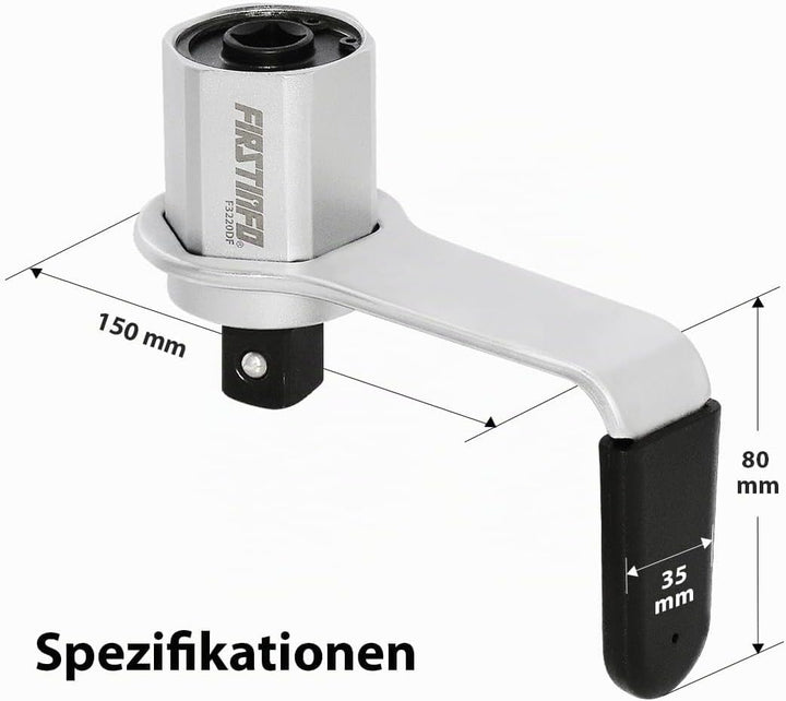 FIRSTINFO F3220DF | 1/2" | Drehmomentverstärker | Drehmomentvervielfältiger | 3.4:1, 800 NM Output: