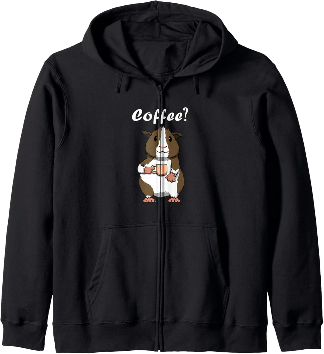 Kaffee Meerschweinchen Nagetier Montag Büro Kapuzenjacke