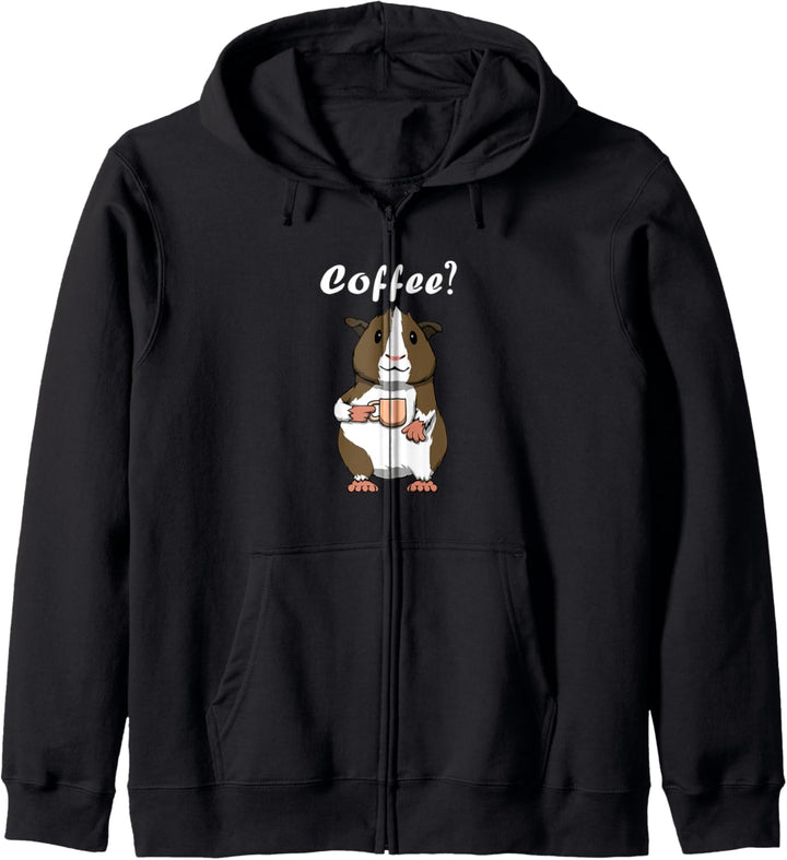 Kaffee Meerschweinchen Nagetier Montag Büro Kapuzenjacke
