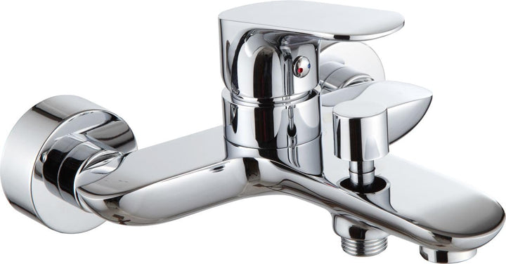 TrendLine Badewannenarmatur Miami chrom aus Messing Mischbatterie Armatur