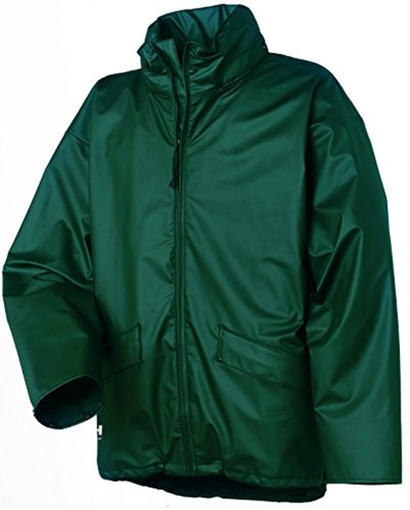 Helly Hansen Workwear Regenjacke wasserdicht Voss Jacket, grün, 70205, 4XL Grün 4XL, Grün 4XL