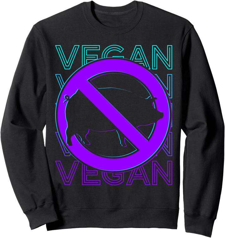 Veganer Veganismus Retro Sweatshirt