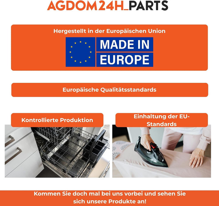 2x Laufrolle, Walze für Trockner, Trommel kompatibel mit AEG Electrolux 8077877028, 8077877036, 1364