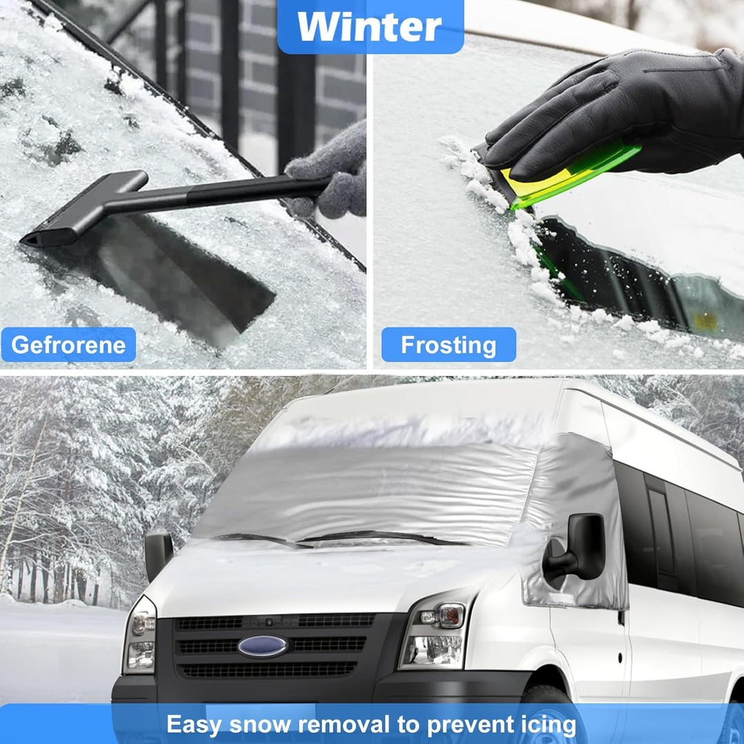 Auto Windschutzscheiben Abdeckung Ersatz für Ford Transit Van MK7 Low-Top und Mid-Top 2006-2013, Son