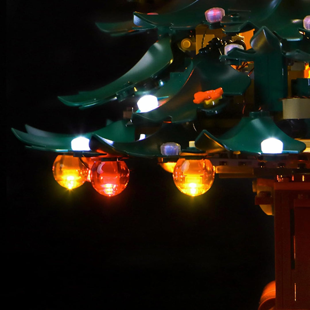Led Licht Set Kompatibel mit Lego 41843 Family Christmas Tree Decoration (Kein Modell), Dekorationsb