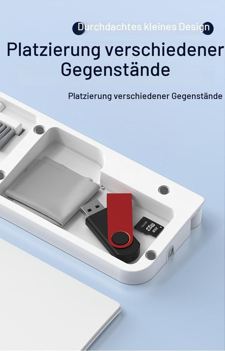 GK GAMAKAY 42,7cm Tastatur-Handgelenkauflage mit Reinigungswerkzeug-Set, Handballenauflage aus ABS u