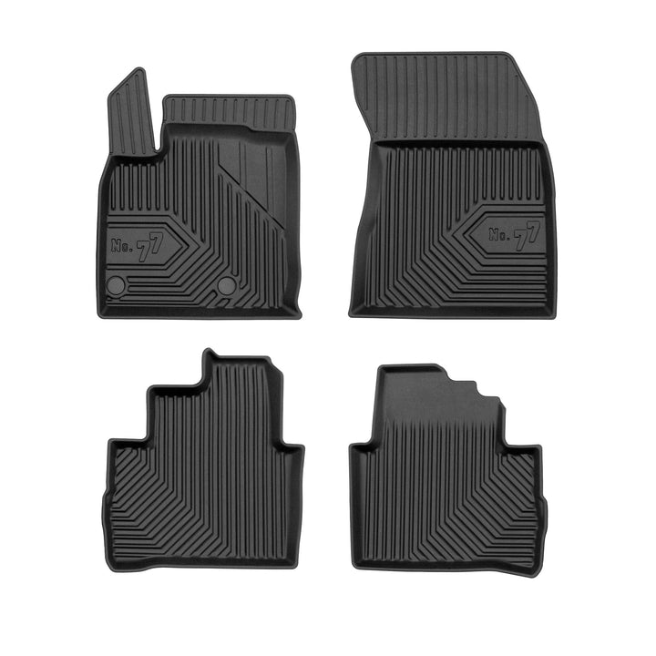 FROGUM No.77 Gummimatten Ganzjahresset von Auto Fussmatten Autofussmatten für Nissan Qashqai III ab