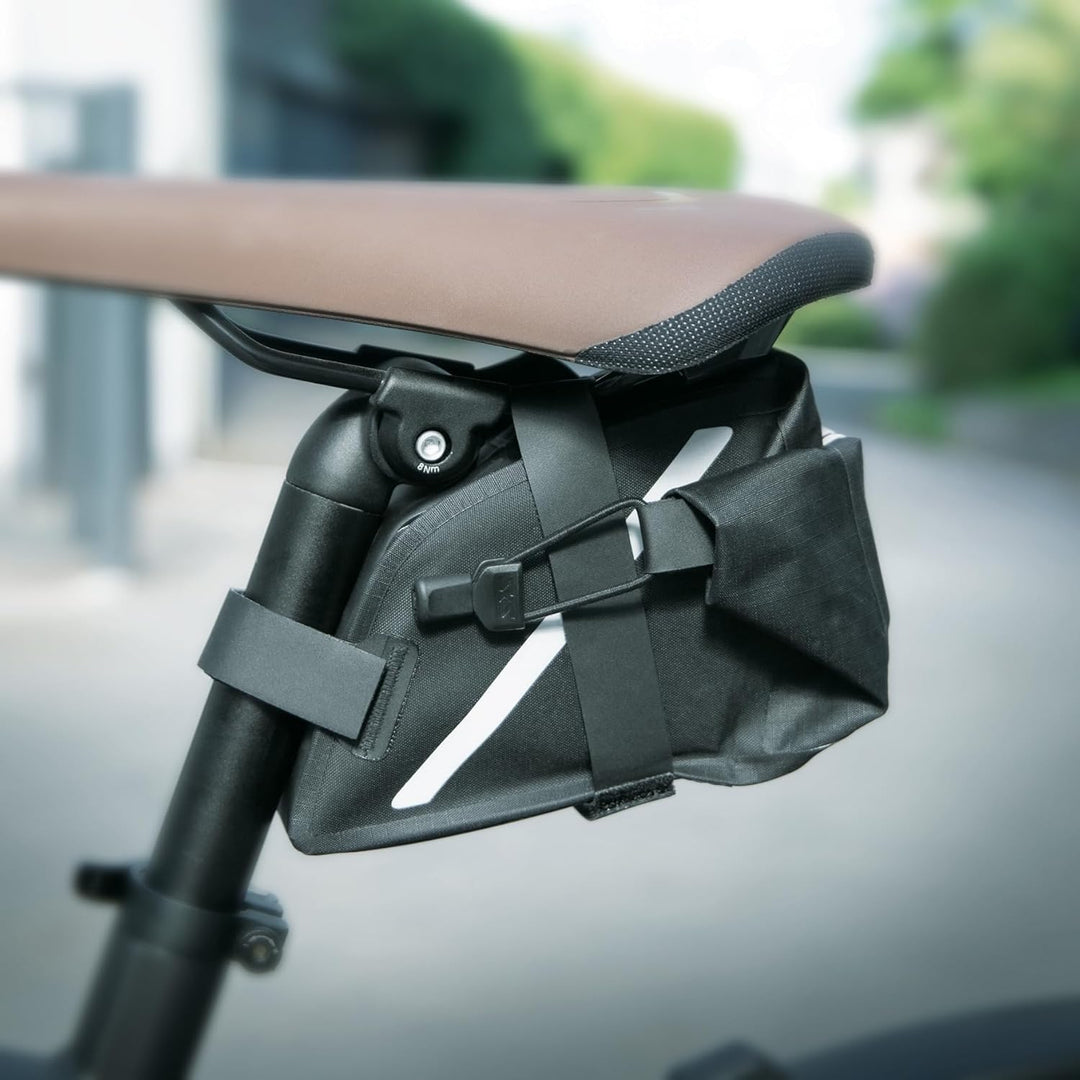 SKS GERMANY Trail Saddle Bag L Satteltasche für Fahrräder (Fahrradtasche, Spritzwasserdicht, Rolltop