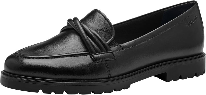 Tamaris Damen Slipper, Frauen Slip On,Comfort Lining,TOUCHit-Fussbett 41 EU Schwarz, 41 EU Schwarz