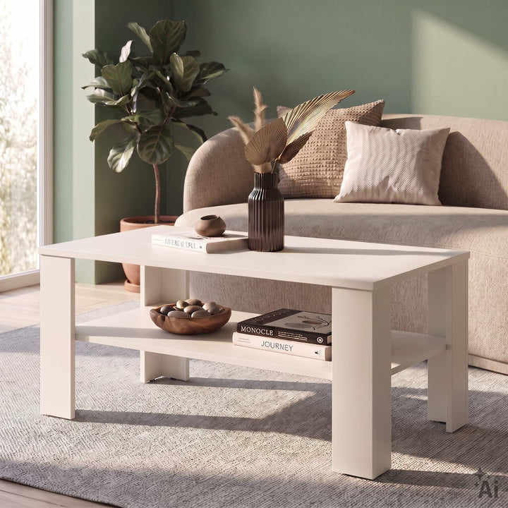 CARO-Möbel Couchtisch ANIMO 100 x 60 cm - Kaschmir, Kaschmir