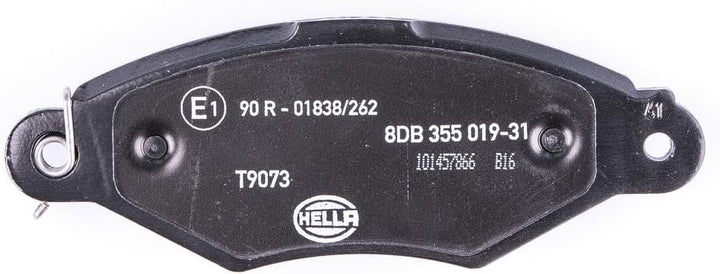 HELLA PAGID 8DB 355 019-311 Bremsbelagsatz - T9073 - Dicke/Stärke: 18mm - Bremssystem: Bosch - nicht
