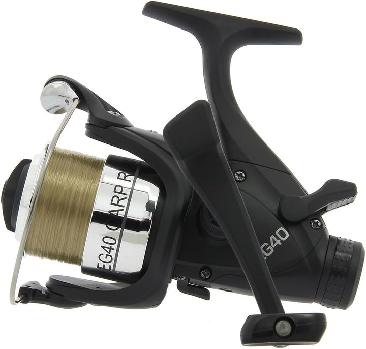 G8DS® Karpfen-Angel-Set: 2 Angelruten Karpfen Ruten 12 ft. 2,75 lbs. Carbon + 2 Angelrolle Carprunne