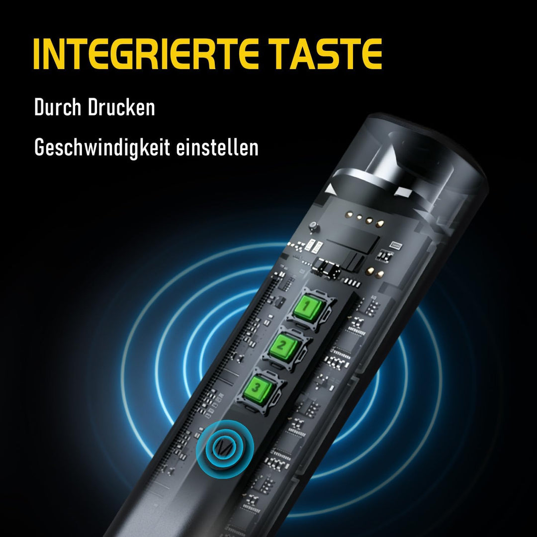 Gravierstift Akku mit Magnetbox, 5V Gravur Stift Kabellos 3 Gänge Mini Schleifer für Holz Glas Metal