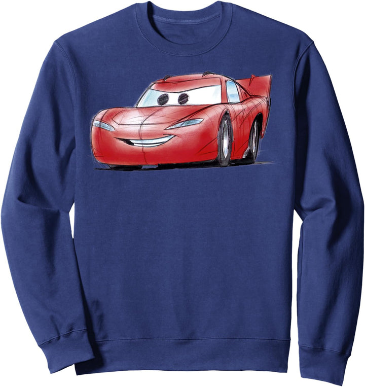 Disney Pixar Cars Lightning McQueen Sketch Portrait Sweatshirt