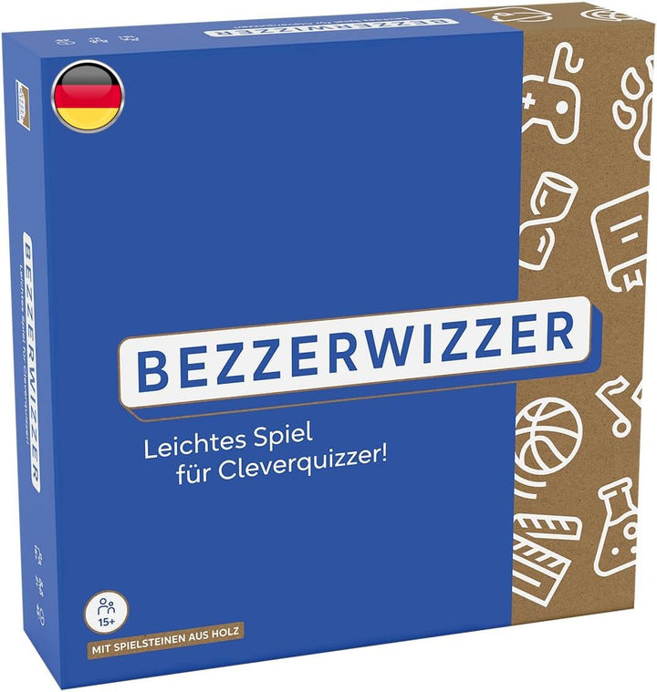 Asmodee, BEZZERWIZZER (Auflage 2025), Quiz- und Partyspiel ab 2 Spieler, ab 15 Jahren, 45 Minuten, 2
