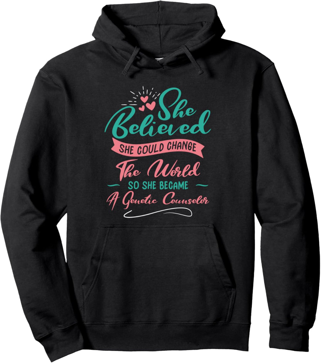 So She Became A Genetic Counselor Pullover Hoodie